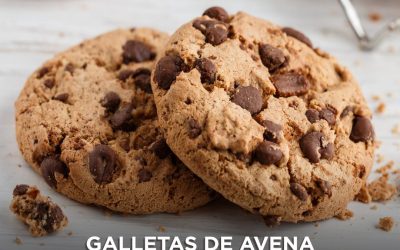 Receta de galletas de avena con chips de chocolate