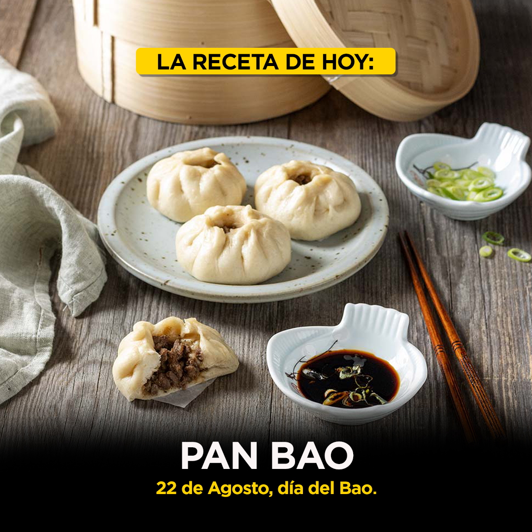 receta de pan bao